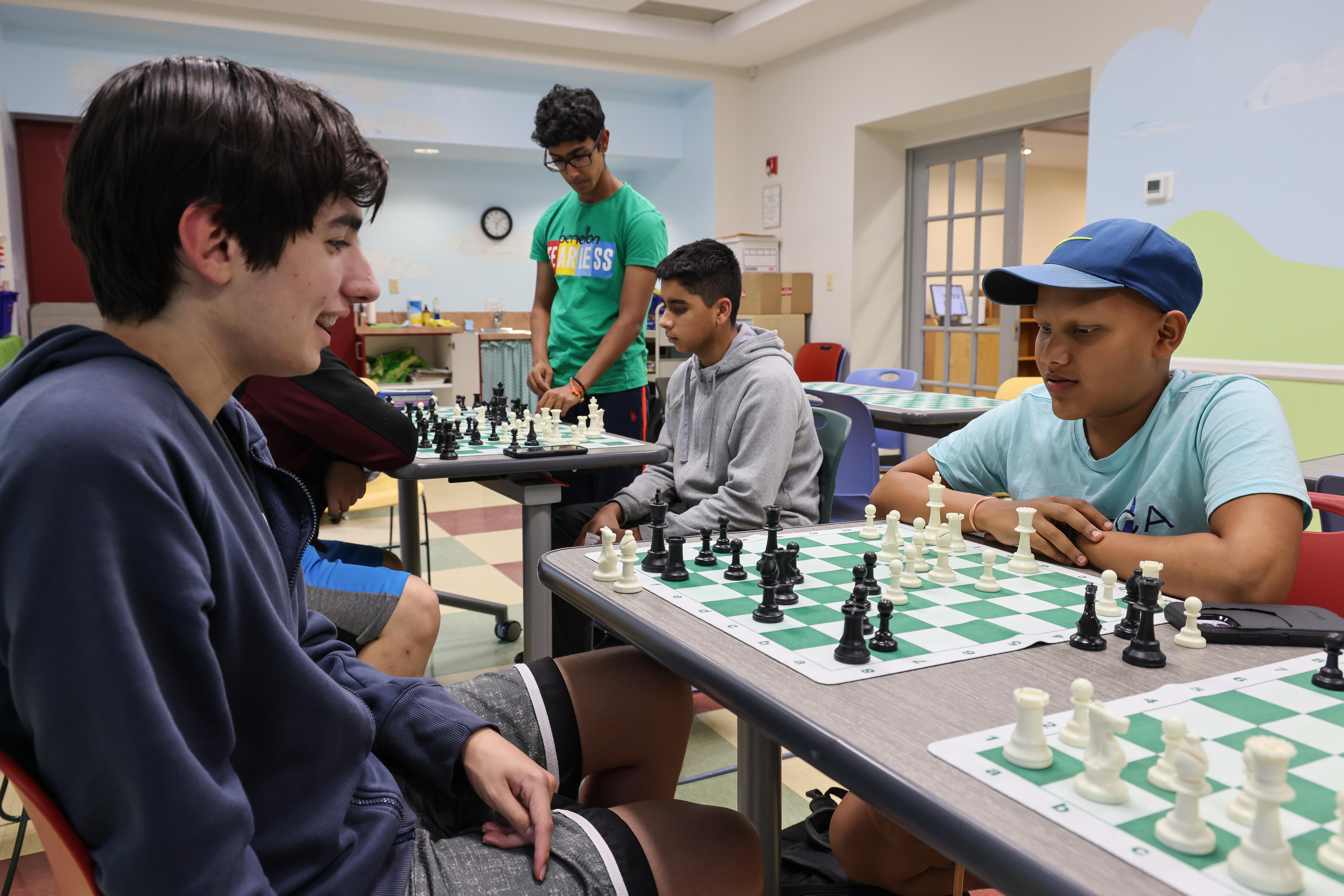 Some of our club members eagerly playing